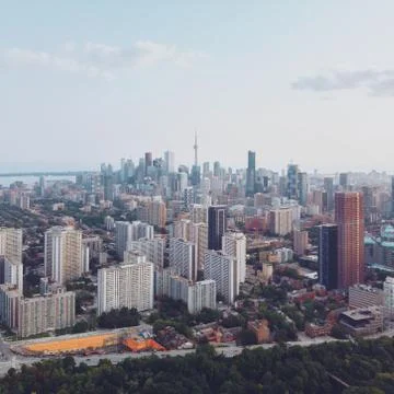 View on Downtown Toronto Stock Photos