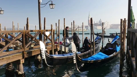 View of downtown Venice. Video stock 72693333