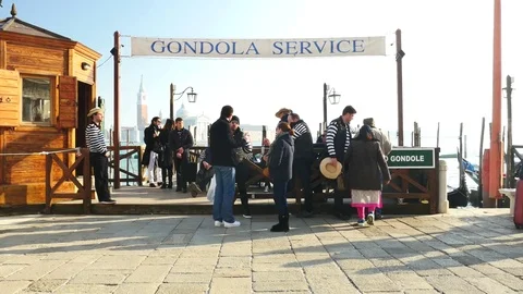 View of downtown Venice. Stock Footage 72694537