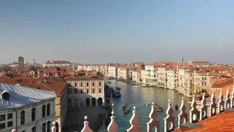 View of downtown Venice. Stock Footage 72696704
