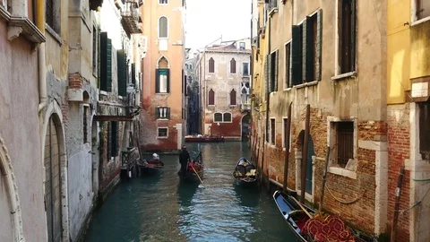 View of downtown Venice. Video stock 72700730