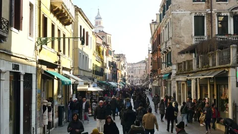 View of downtown Venice. Video stock 72701681