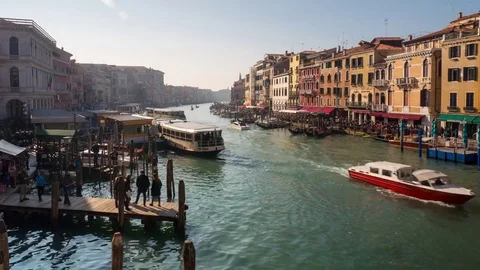 View of downtown Venice. Video stock 72754020
