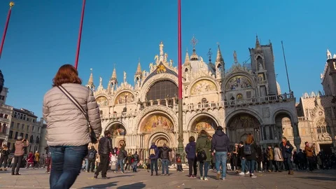 View of downtown Venice. Video stock 72793773
