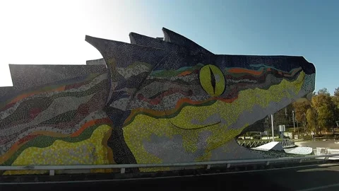 View of the Dragon Bridge  Stock Footage 168899704