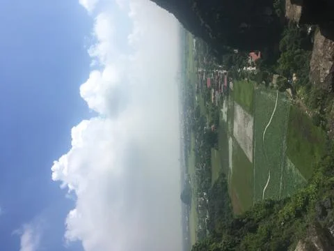 View From Dragon Mountain, Ninh Binh, Vietnam Stock-Fotos