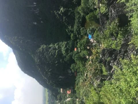 View From Dragon Mountain, Ninh Binh, Vietnam Stock Photos