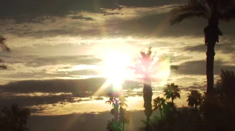 View of dramatic sky at sunset, Canada Stock Footage 60690933