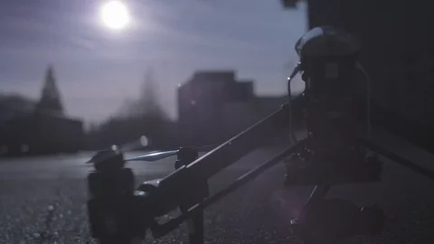 View Of Drone With Camera Flying over The Birsfelden area. Stock Footage 120880090