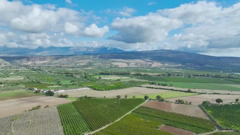 View from a drone over Road E45, Saracena, Cosenza, Calabria, Italy, Europe Video stock 294953949