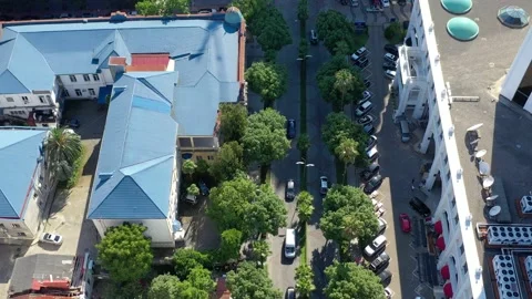 The view from the drone to the road Stock Footage 152375118