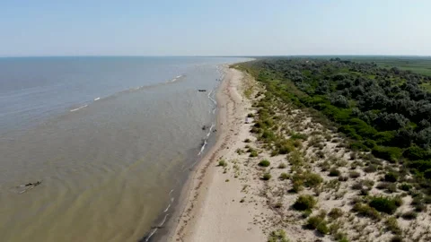 View from the drone to the zero kilometer 库存影片 158145436