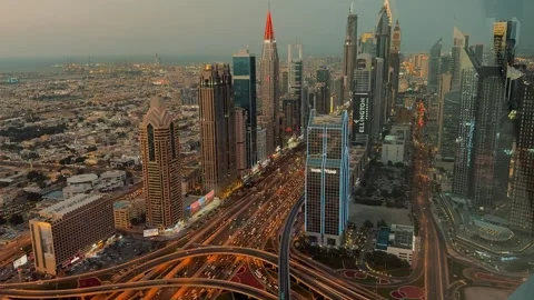 View of Dubai from Above 1 库存影片 328851977
