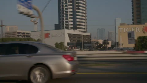 View of Dubai from a car window Stock Footage 289208711