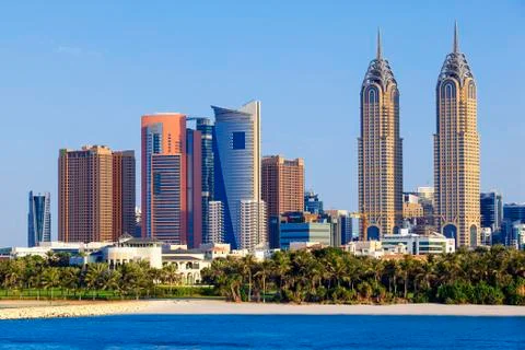 View of dubai skyline Stock Photos