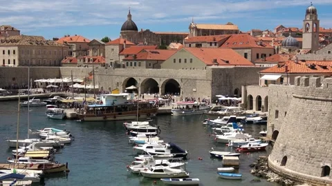 View of Dubrovnik 库存影片 92737859