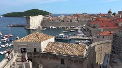 View of Dubrovnik Stock Footage 92748270