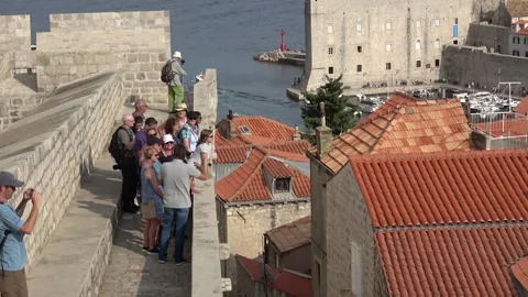 View of Dubrovnik 库存影片 96224498