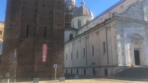 View of the Duomo in Turin Stock Footage 101376558