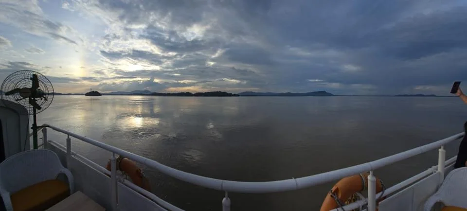 A view of the dusk Stock Photos