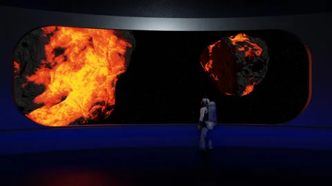 View of Dying Star Cores Stock Footage 166011470
