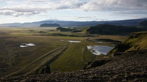 View from Dyrholaey Lighthouse Video stock 67758444