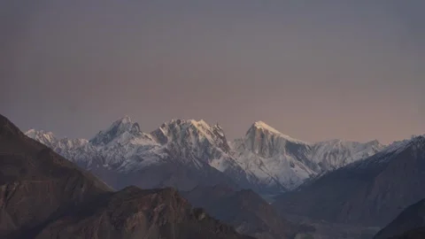 View of Eagle's Nest Point at sunset in Pakistan. Stock Footage 339916202