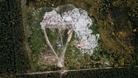 View of the earth from the quadrocopter Stock Photos
