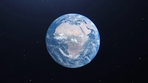 View earth rotating planet rotating zoom - background 3d Video stock 129433139