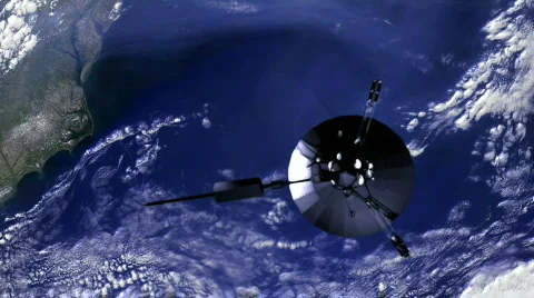 View of  the earth from Space Stock Footage 134408