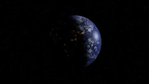 View of Earth from Space Stock-Footage 85571565