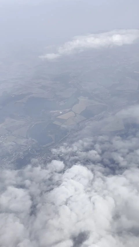 View of the earth under the clouds Stock Footage 248915003