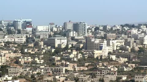 View of East Jerusalem 1 Stock Footage 20232270