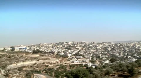 View of East Jerusalem 3 Stock Footage 20248179