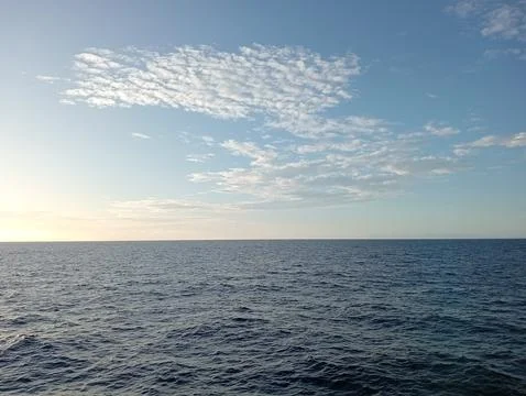 View of the eastern Indonesian Ocean Stock Photos