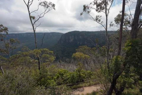 View from Echo Point Lookout. Stock Photos