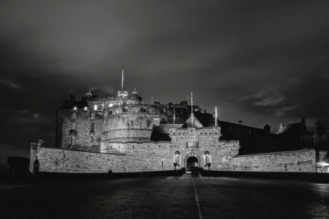 View of Edinburgh Castle Stock Photos