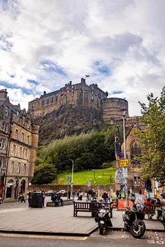 A view of Edinburgh Castle Foto stock