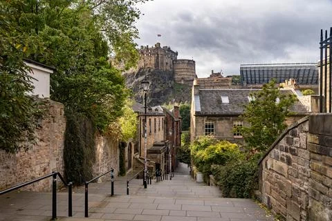 A view of Edinburgh Castle Stock-Fotos
