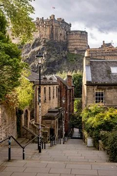A view of Edinburgh Castle Stock-Fotos