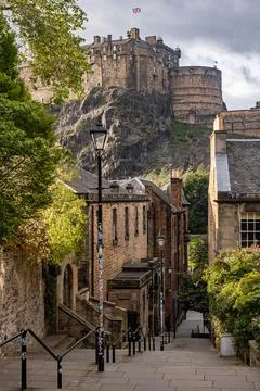 A view of Edinburgh Castle Stock-Fotos
