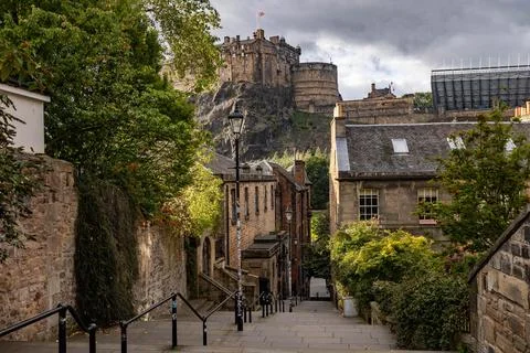 A view of Edinburgh Castle Stock-Fotos