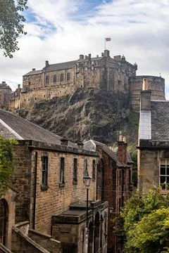 A view of Edinburgh Castle Stock-Fotos