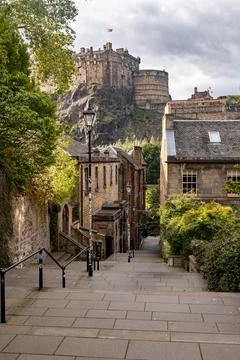 A view of Edinburgh Castle Stock-Fotos