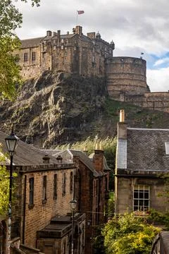 A view of Edinburgh Castle Stock-Fotos