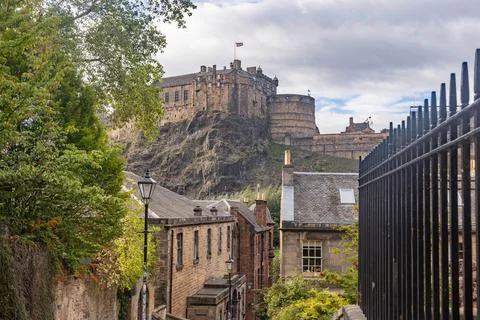 A view of Edinburgh Castle Stock-Fotos
