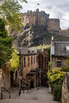 A view of Edinburgh Castle Stock-Fotos