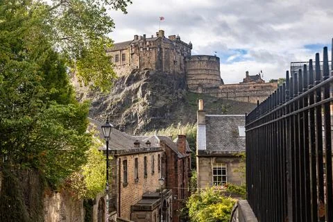 A view of Edinburgh Castle Stock-Fotos