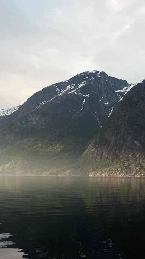 View of eidfjord, Norway Stock Footage 275331981