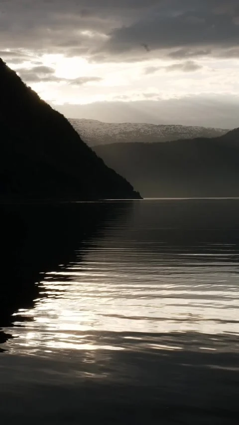 View of eidfjord, Norway Stock Footage 275331982